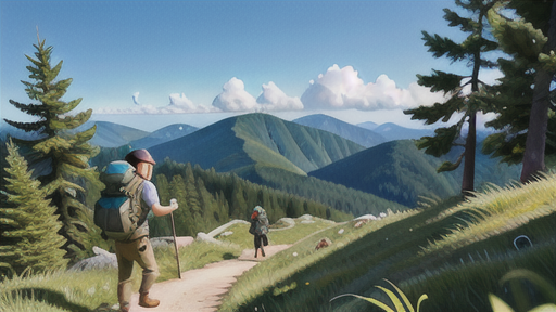 キャンプとトレッキングの融合