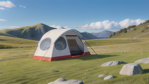 テントステークの打ち方