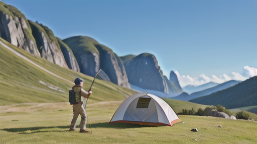 テントポールのメンテナンス