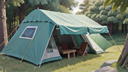 ヘキサタープを使ったキャンプアイデア