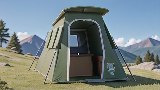 便利なドアパネル付きテント&タープ