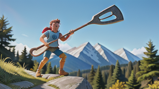 はつり斧の正しい使い方