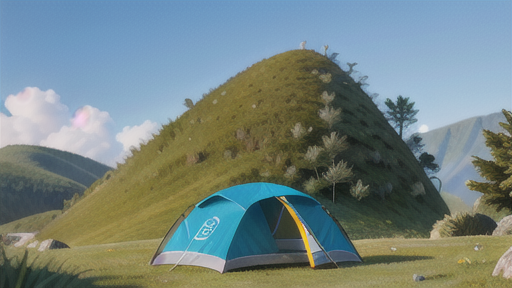 居住空間の拡大: ハブ構造のテント