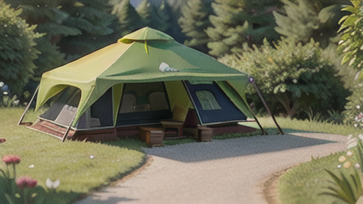 ハンモックテントの設営方法