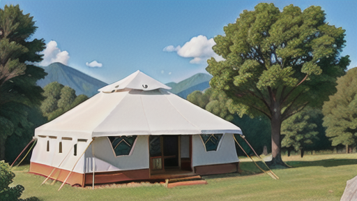 さまざまなタイプのポールテント