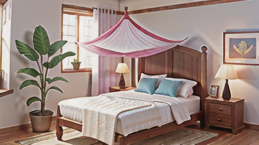 モスキートネットの正しい使い方