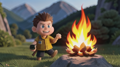 フイゴを活用した焚き火のコツ