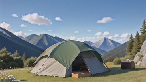 ラウンドを意識したタープの設営方法