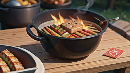 スキレットの料理の幅を広げる！焼く・蒸す・燻すまでできる